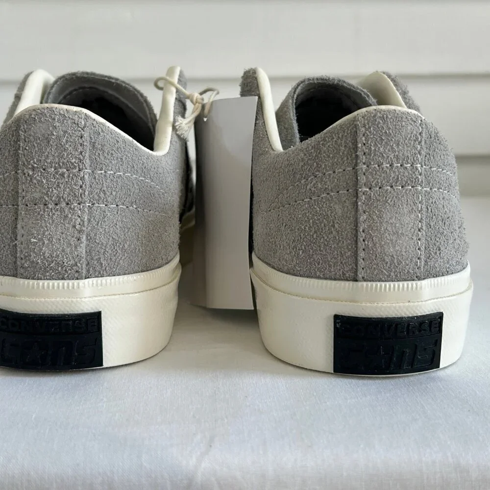 NWT Converse Mens One Star Academy Pro Suede Gray Low Sneakers Lace Up‎ Size 7